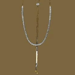 Simon G. Adjustable Necklace in 18k Gold with Diamonds Hot