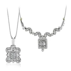 Simon G. Adjustable Pendant Necklace in 18k Gold with Diamonds Online