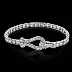 Simon G. Buckle Bracelet in 18k Gold with Diamonds Clearance