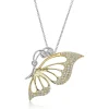 Simon G. Butterfly Pendant Necklace in 18k Gold with Diamonds Sale