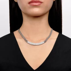 Simon G. Chain Link Necklace in 18k Gold with Diamonds Fashion