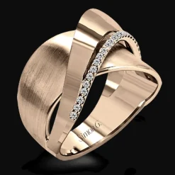 Simon G. Clio Fashion Ring In 18k Gold With Diamonds Fashion