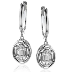 Simon G. Drop Earrings in 18k Gold with Diamonds Sale