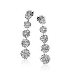 Simon G. Drop Earrings in 18k Gold with Diamonds Outlet