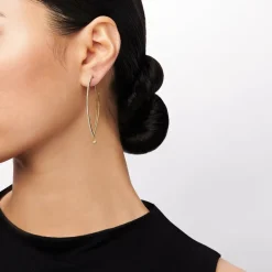 Simon G. Drop Earrings in 18k Gold with Diamonds Outlet
