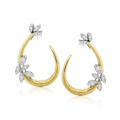 Simon G. Earrings in 18k Gold with Diamonds Outlet