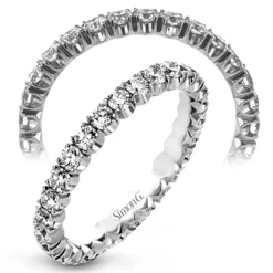 Simon G. Eternity Ring in 18k Gold with Diamonds Discount