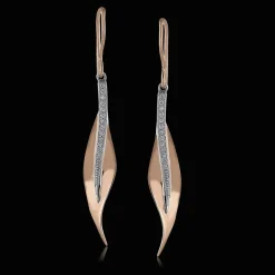 Simon G. Fallen Leaves Drop Earrings in 18k Gold with Diamonds Online