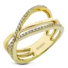 Simon G. Fashion Ring in 18k Gold with Diamonds New