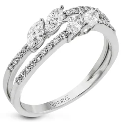 Simon G. Fashion Ring in 18k Gold with Diamonds Outlet