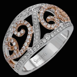 Simon G. Fashion Ring in 18k Gold with Diamonds Best