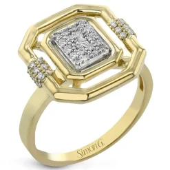 Simon G. Fashion Ring In 18k Gold With Diamonds Sale