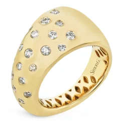 Simon G. Fashion Ring in 18k Gold with Diamonds Best