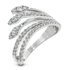 Simon G. Fashion Ring in 18k Gold With Diamonds Fashion