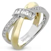 Simon G. Fashion Ring In 18k Gold With Diamonds Online