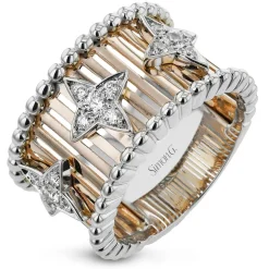 Simon G. Fashion Ring In 18k Gold With Diamonds Fashion