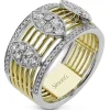 Simon G. Fashion Ring In 18k Gold With Diamonds Fashion