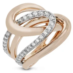 Simon G. Fashion Ring In 18k Gold With Diamonds Sale