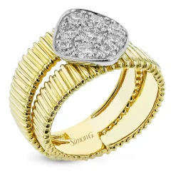 Simon G. Fashion Ring In 18k Gold With Diamonds Discount