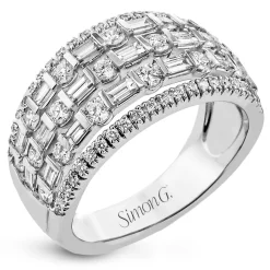 Simon G. Fashion Ring in 18k Gold with Diamonds Hot