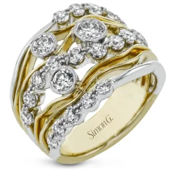 Simon G. Fashion Ring In 18k Gold With Diamonds Discount