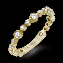 Simon G. Fashion Ring In 18k Gold With Diamonds Clearance