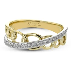 Simon G. Fashion Ring In 18k Gold With Diamonds Sale