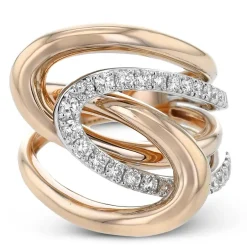 Simon G. Fashion Ring In 18k Gold With Diamonds Sale