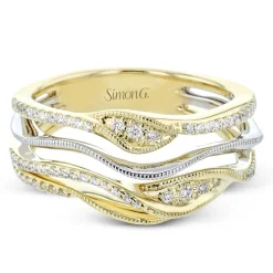 Simon G. Fashion Ring in 18k Gold with Diamonds Online