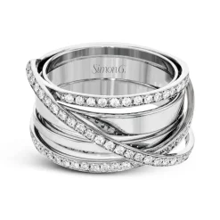 Simon G. Fashion Ring in 18k Gold with Diamonds Sale