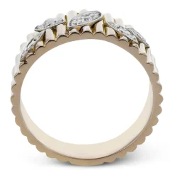 Simon G. Fashion Ring In 18k Gold With Diamonds New