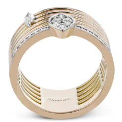 Simon G. Fashion Ring In 18k Gold With Diamonds Discount