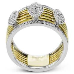 Simon G. Fashion Ring In 18k Gold With Diamonds Fashion