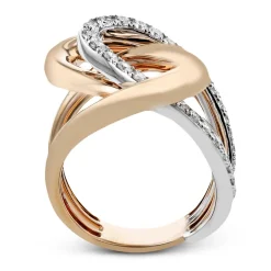 Simon G. Fashion Ring In 18k Gold With Diamonds Sale