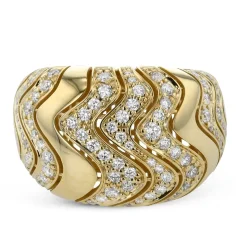 Simon G. Fashion Ring In 18k Gold With Diamonds Discount