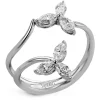 Simon G. Flower Fashion Ring In 18k Gold With Diamonds Clearance