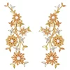 Simon G. Garden Drop Earrings in 18k Gold with Diamonds & Sapphires Clearance