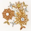 Simon G. Garden Fashion Ring in 18k Gold with Diamonds & Sapphires Best