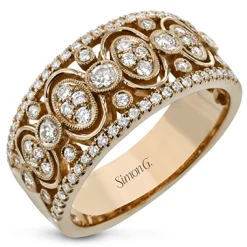 Simon G. Harmonie Fashion Ring In 18k Gold With Diamonds Sale