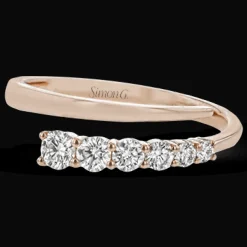 Simon G. Harmonie Fashion Ring In 18k Gold With Diamonds Best