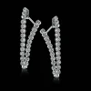 Simon G. Hoop Earrings in 18k Gold with Diamonds Discount