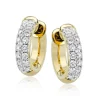 Simon G. Hoop Earrings in 18k Gold with Diamonds Outlet