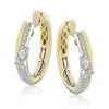 Simon G. Hoop Earrings in 18k Gold with Diamonds Best