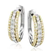 Simon G. Hoop Earrings in 18k Gold with Diamonds Sale