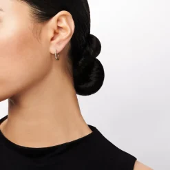 Simon G. Hoop Earrings in 18k Gold with Diamonds Online