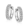 Simon G. Huggie Hoop Earrings in 18k Gold with Diamonds Hot