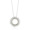 Simon G. Medallion Pendant Necklace in 18k Gold with Diamonds Hot