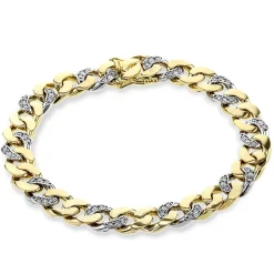 Simon G. Men's Bracelet In 18k Gold With Diamonds Fashion