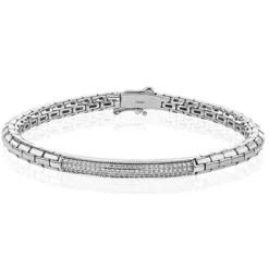 Simon G. Men's Bracelet In 14k Gold With Diamonds Best