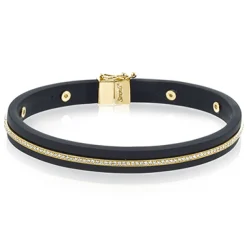 Simon G. Men's Bracelet In 14k Gold With Diamonds Fashion